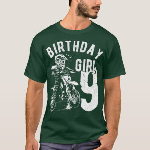 T-shirt Enfants de 9 ans Enfant Anniversaire filles Dirt b