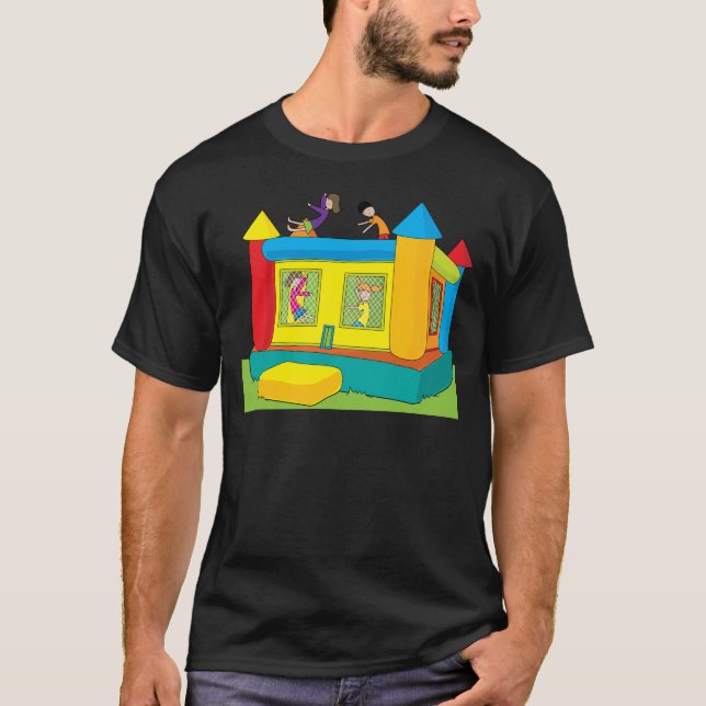 T-shirt Enfants de château de rebond (Devant)