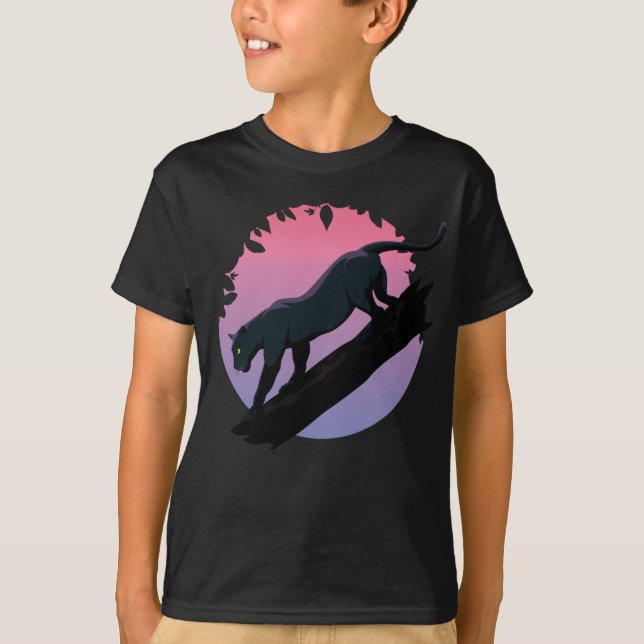 T-shirt Enfants de la jungle de la Panthère noire (Devant)