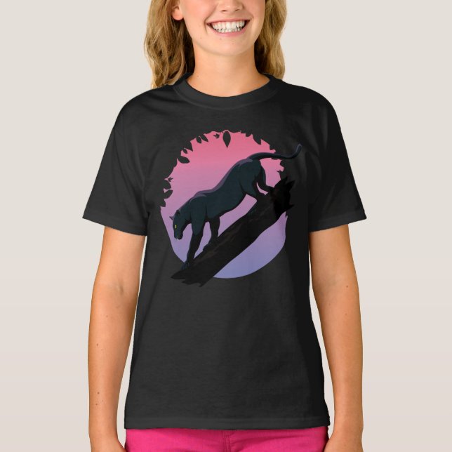 T-shirt Enfants de la jungle de la Panthère noire (Devant)