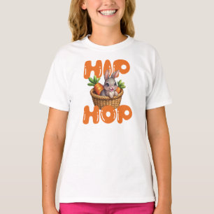 T-shirt Enfants de Lapin de Pâques Hip Hop