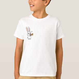 T-shirt Enfants de lapin jouant de la trompette