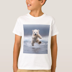T-shirt Enfants de l'ours polaire amusant de l'Ala