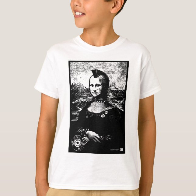 T-shirt Enfants de Mohawk de Mona (Devant)