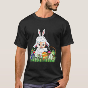 T-shirt Enfants de Pâques Costume de mouton Chemise mignon