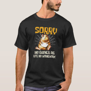T-shirt Enfants Désolé Mon Cochon de Guinée a mangé mes de