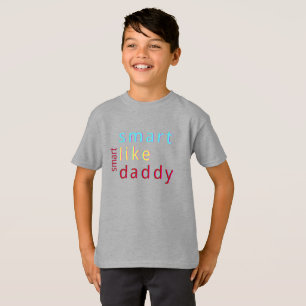 T-shirt Enfants d'été Smart Comme papa Toddler