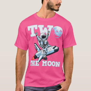 T-shirt Enfants Deux La Lune Toddler 2e anniversaire pour 