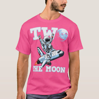 T-shirt Enfants Deux La Lune Toddler 2e anniversaire pour