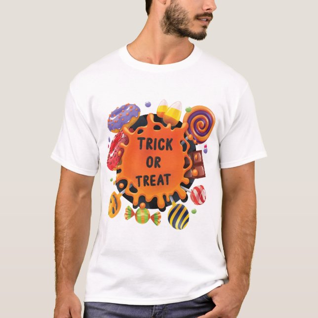 T-shirt enfants d'Halloween (Devant)
