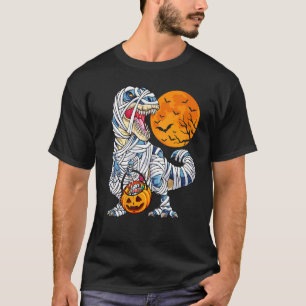 T-shirt Enfants d'Halloween Costume Mignon Momie Dinosaure