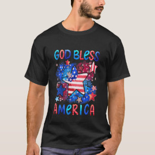 T-shirt Enfants Dieu bénisse l'Amérique Enfants mignonne A