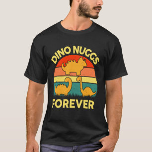 T-shirt Enfants Dino Nuggs Forever Drôle J'adore Chicken N