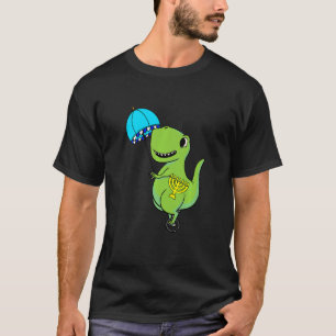 T-shirt Enfants Dinosaur Parapluie Hanoukka Rex Chanukah J
