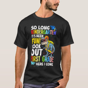 T-shirt Enfants Dinosaur Trex si long jardin d'enfants ici
