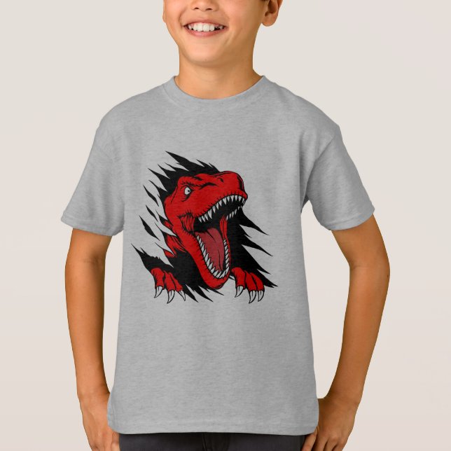 T-shirt Enfants dinosaures (Devant)