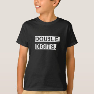 T-shirt Enfants Double Chiffres 10e anniversaire pour un C