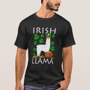 T-shirt Enfants drôles St Patricks Day Lama Lama Irlandai