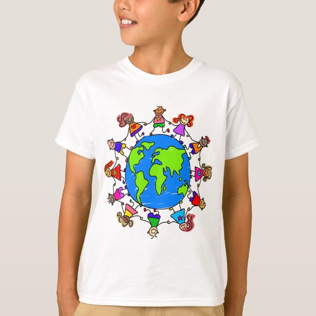 T-shirt Enfants du monde (Devant)