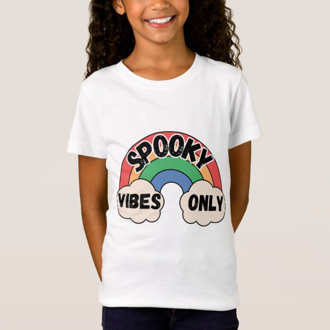 T-Shirt Enfants Éffrayant Vibes arc-en-ciel seulement Todd (Devant)