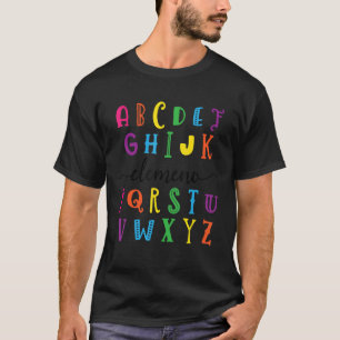 T-shirt Enfants Elemeno Alphabet préscolaire en bas âge pr