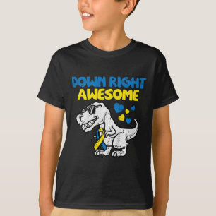 T-shirt Enfants en bas à droite Dino génial sensibilisatio