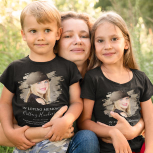 T-shirt Enfants en mémoire aimante   Photo Mémorial T-Shir