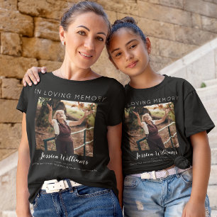 T-shirt Enfants En Souvenir Affectueux   5 Collage Photo  