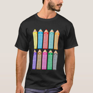 T-shirt Enfants Enfants Apprendre à calculer les mathémati