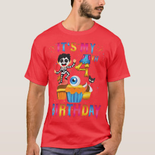T-shirt Enfants Enfants C'est mon 4e anniversaire Ghost Sk