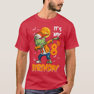 T-shirt Enfants Enfants C'est mon 8e anniversaire Dabbing 