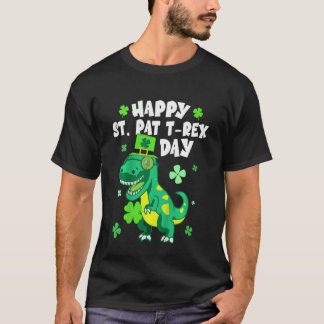 T-shirt Enfants Enfants Joyeux St Pat Trex Jour Dino St pa
