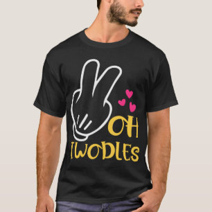 T-shirt Enfants Enfants Oh Twodles Joyeux 2e anniversaire 