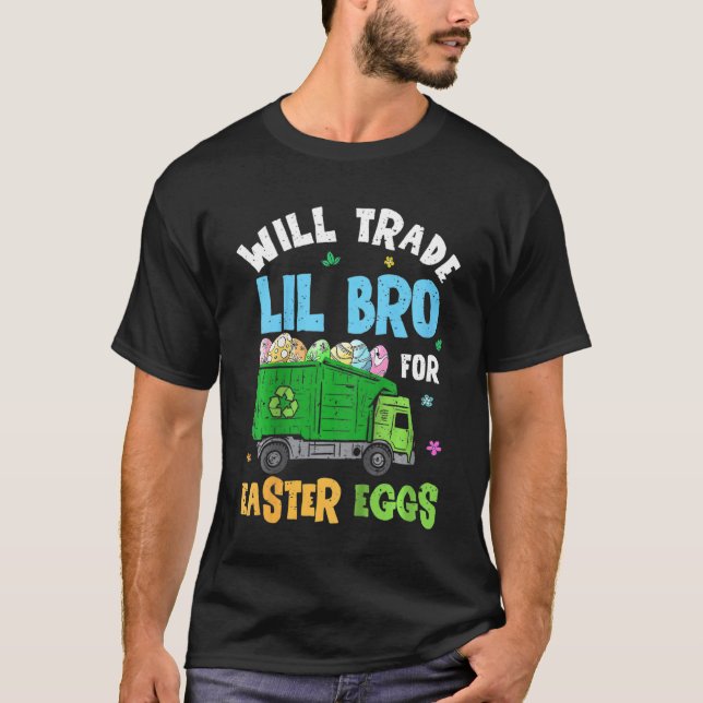 T-shirt Enfants Enfants Pâques Commercera Petit Frère Pour (Devant)
