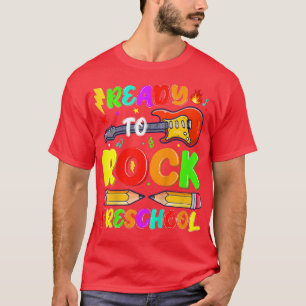T-shirt Enfants Enfants Prêt À Rock Gardergarten Guitare F
