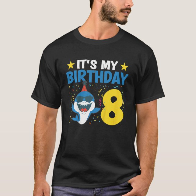 T-shirt Enfants Enfants Requin Amoureux requins Cool C'est (Devant)