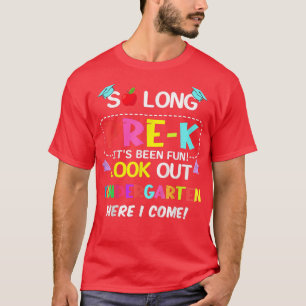 T-shirt Enfants Enfants Si Longs PréK jardin d'enfants Ici