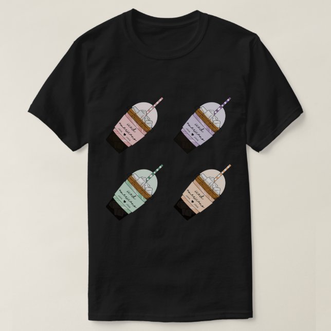 T-shirt Enfants errants ICED AMERICANO Joha Joha Coffee CU (Design devant)