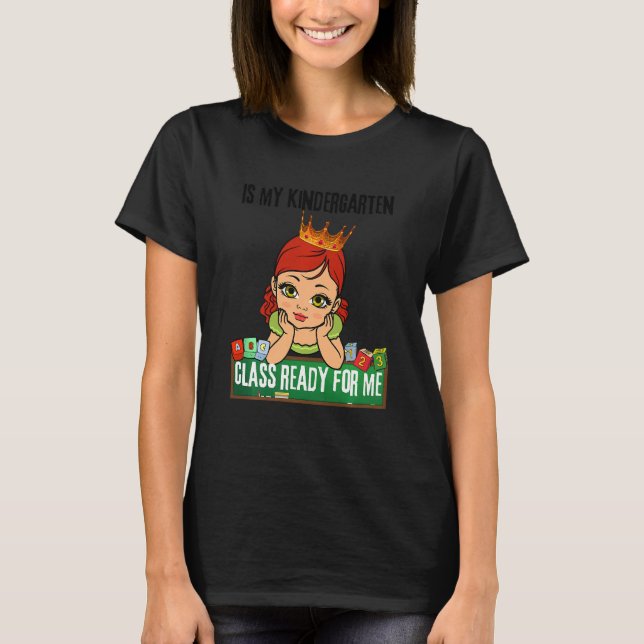 T-shirt Enfants Est Ma Classe De maternelle Prêt Pour Moi  (Devant)