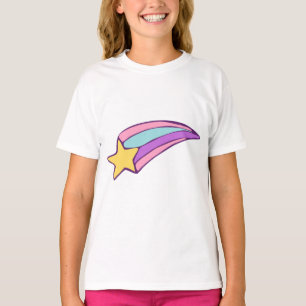 T-Shirt Enfants Étoile Filante – Joli Vœu sur une 