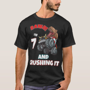 T-shirt Enfants Famille Frères et sœurs Dinosaure Annivers