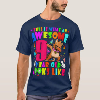 T-shirt Enfants fantastiques 9 ans Garçons Filles 9e anniv