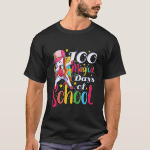 T-shirt Enfants Filles 100 Jours Magiques De L'École Premi