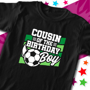 T-shirt Enfants Football Party Cousin of Birthday Boy