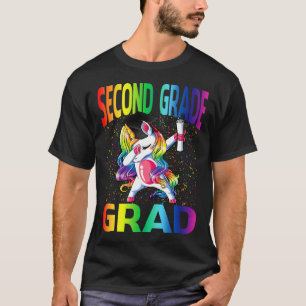 T-shirt Enfants Funny Graduation de deuxième année Unicorn