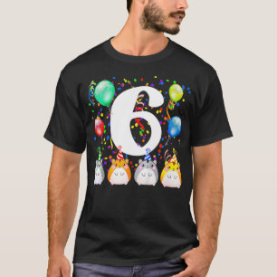 T-shirt Enfants Funny Hamster Guinée Cochon 6e anniversair