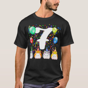 T-shirt Enfants Funny Hamster Guinée Cochon 7e anniversai