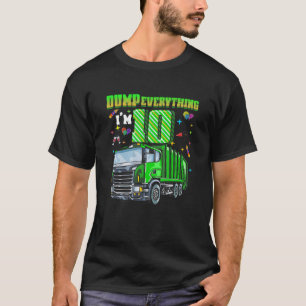 T-shirt Enfants Garbage Camion 10E Anniversaire Garçons 10