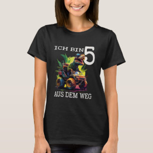 T-shirt Enfants garçons Anniversaire Dino Monster Truck Ic