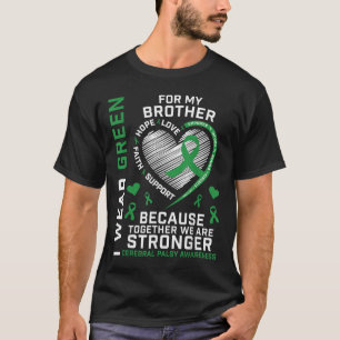 T-shirt Enfants Garçons Filles Cadeaux verts Frère Cérébra
